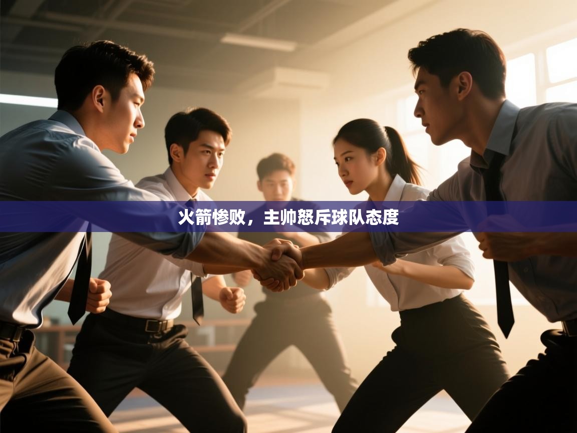 火箭惨败,主帅怒斥球队态度 第1张