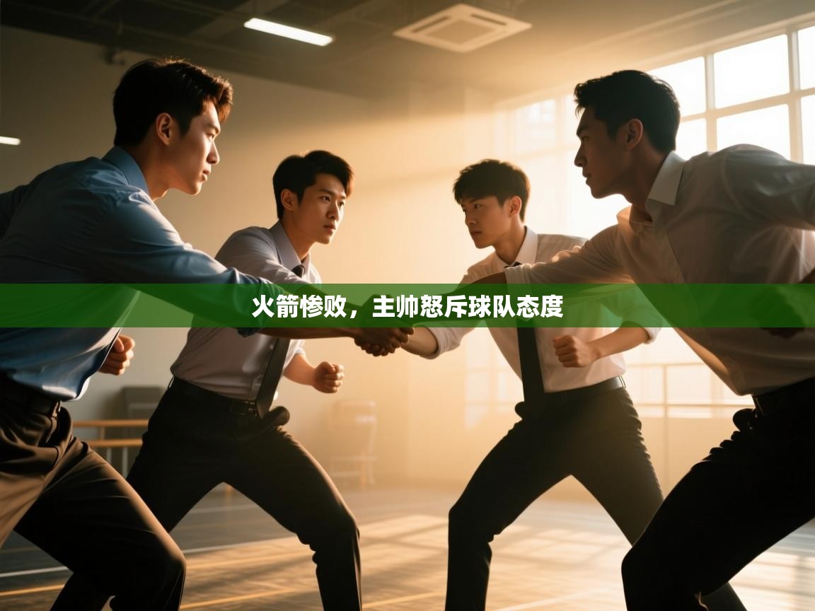 火箭惨败,主帅怒斥球队态度 第2张